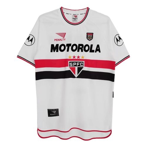 Retro 2000 Sao Paulo Home Soccer Jersey, Size: l