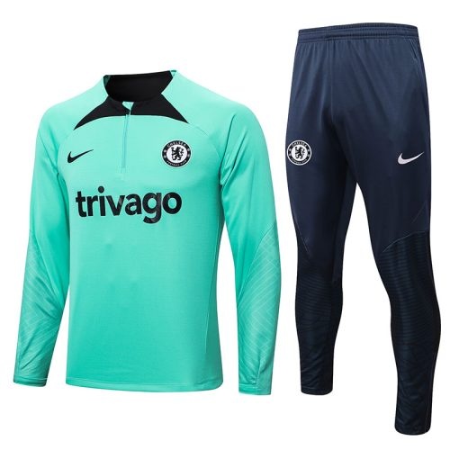 2022-2023 Chelsea Training Suit Green, Size: l