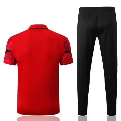 2022-2023 Ac Milan Red Polo, Size: m