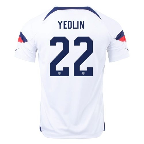 2022 USA Yedlin #22 Home Soccer Jersey