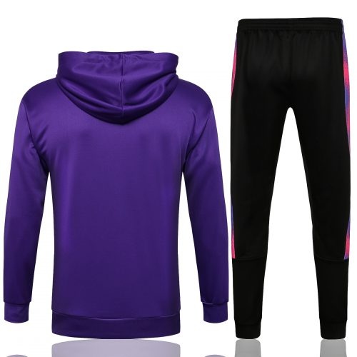 2021-2022 Psg Hoodie Training Suit Purple, Size: m