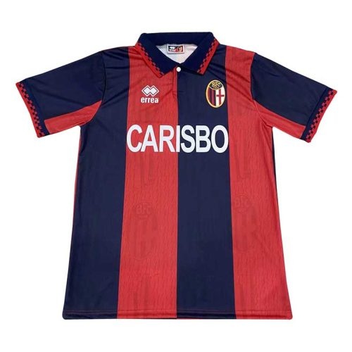 Retro 1995-1996 Bologna F.C. 1909 Home Soccer Jersey, Size: m