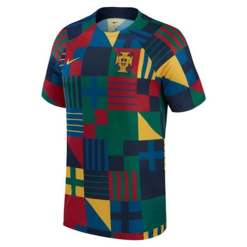 2022 Portugal Pre-Match Soccer Jersey, Size: 2Xl