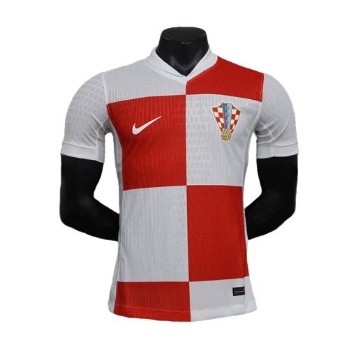 2024 Croatia Euro Home Player Version Soccer Jersey