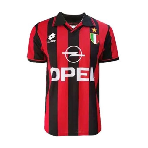 Retro 1996-1997 Ac Milan Home Soccer Jersey, Size: m