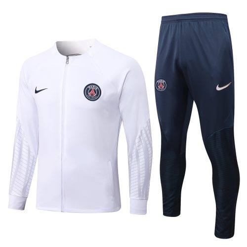 2022-2023 PSG Jacket + Pants Training Suit White