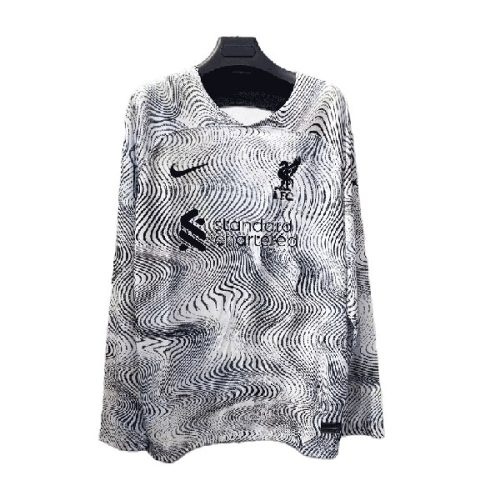 2022-2023 Liverpool Away Long Sleeve Soccer Jersey, Size: 2Xl