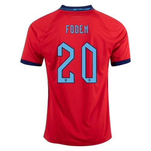 2022 England Foden #20 Away Soccer Jersey