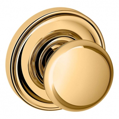 Baldwin 5030.003-Pass Estate Passage Knob W-5048 Rose