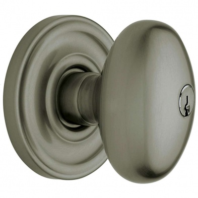 Baldwin 5225-151-FD Egg Dummy Knob with Classic Rose