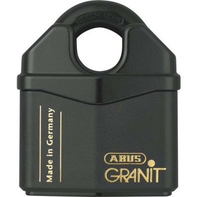 Abus Lock 37/80 Rk Solid Steel 3" Wide Shrouded Shackle