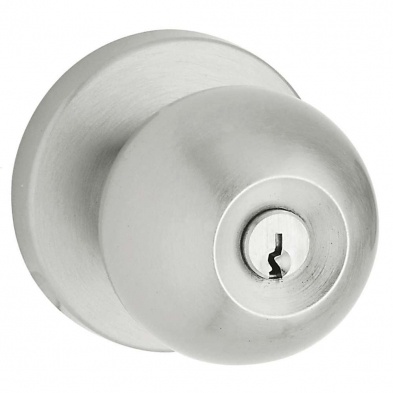 Baldwin 5218-264-ENTR Modern Entry Knob with Contemporary Style