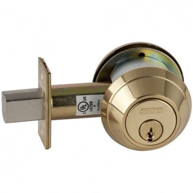 Schlage B660P 609 Deadbolt - Single Cylinder Lock with C Keyway