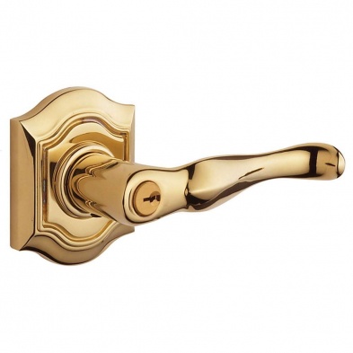 Baldwin 5237-031-Lrfd Bethpage Dummy Lever Bethpage Rose