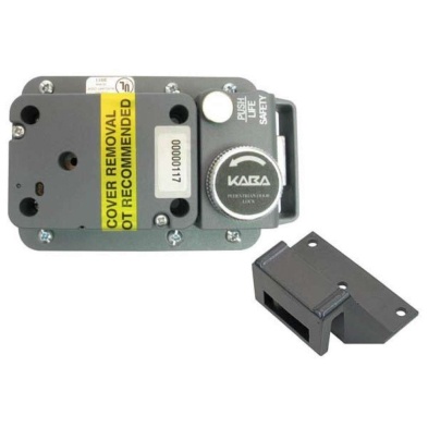 Kaba Mas Cdx-10 High-Security Pedestrian Door Deadbolt Lock with #9 Strike (Double Door)