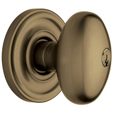 Baldwin 5225-050 Entr Egg Exit Knob with Classic Rose