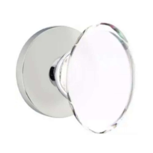 Emtek C5109HT-US26 Crystal Series Hampton Grade 2 Knobset