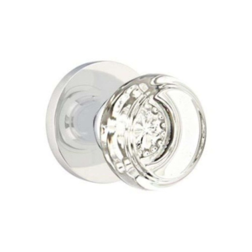 Emtek C5059GT-US26 Crystal Series Georgetown Grade 2 Knobset