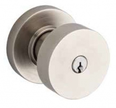 Baldwin 5233-003-Entr Contemporary Entry Knob Round Rose