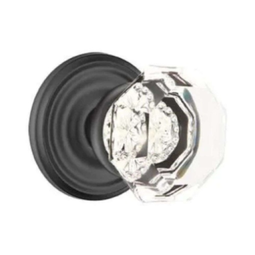 Emtek C5057OT-US19 Crystal Series Old Town Clear Crystal Grade 2 Knobset