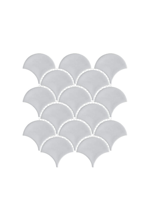 Artisan Plus Pearl Porcelain Mosaic - Fan - Glossy