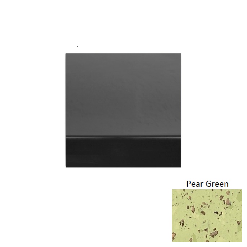 Renew 60 Pear Green Heavy Duty Rubber Stair Tread - Smooth