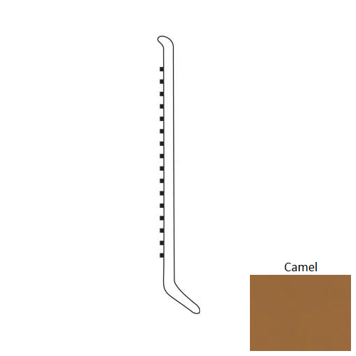Camel Rubber Moulding / Trim 4" Cove Wall Base