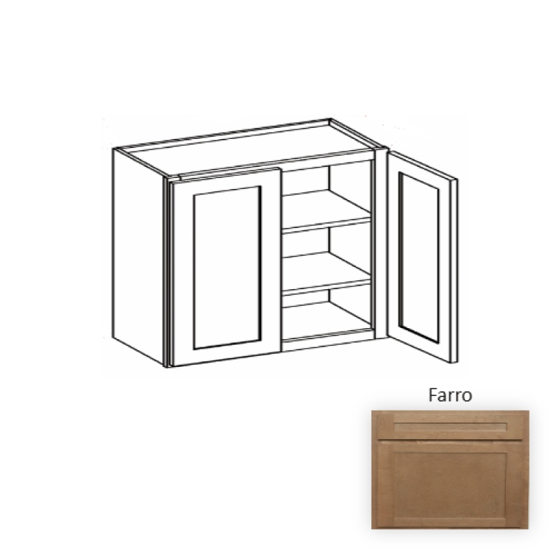 Farro Wood Kitchen Wall Cabinet