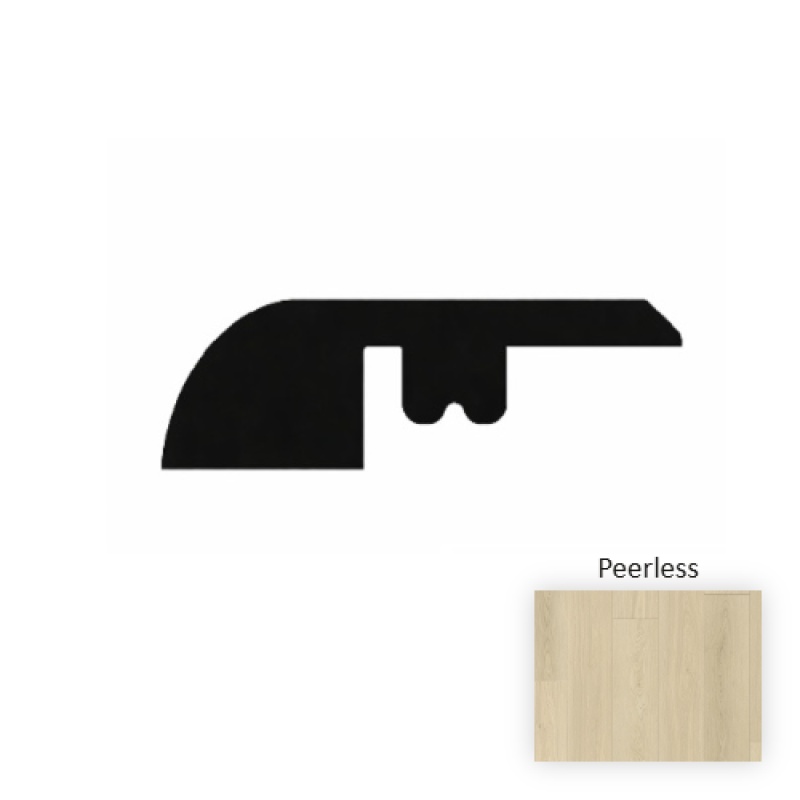 Paradise Peerless Laminate Wood Moulding / Trim - 94" Reducer - Wire Brushed