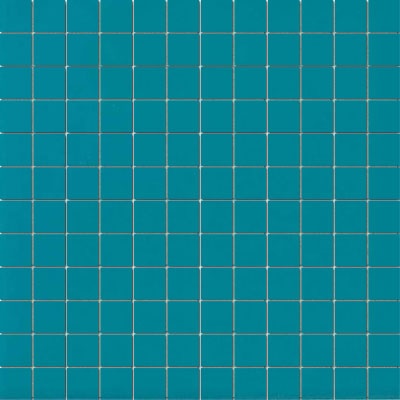 Unglazed Mosaics Clearface Peacock Blue Porcelain Mosaic
