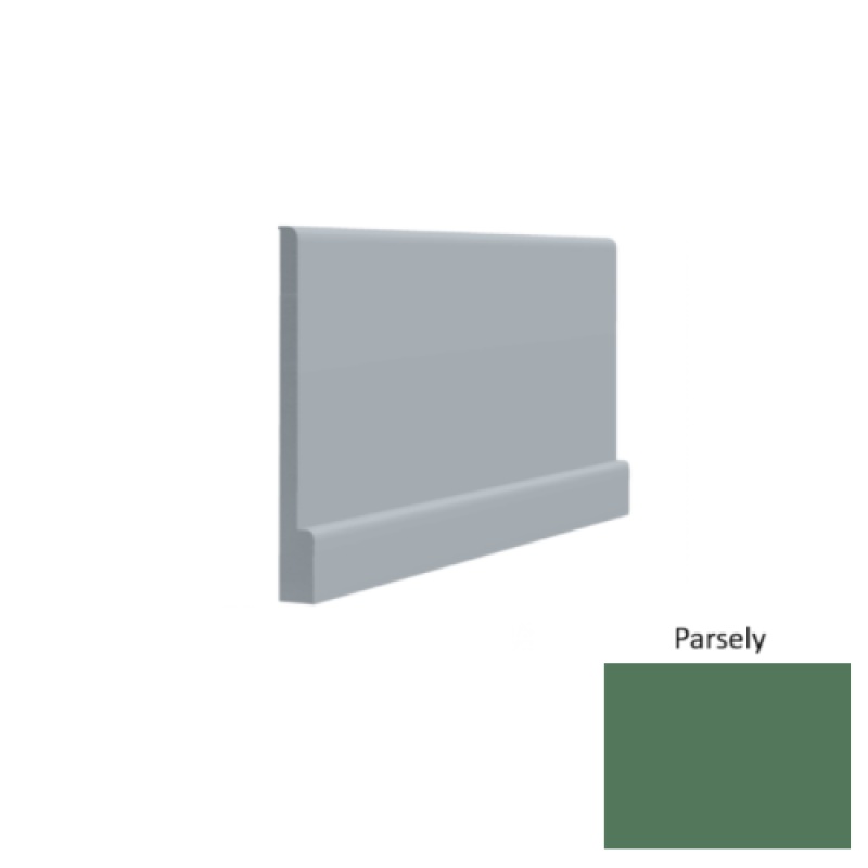 Contours #05 Simplicity Bold Parsely Rubber Profiled Wall Base - Satin - 4 1/2" X 8 Ft