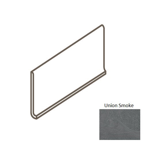 Society Union Smoke Porcelain Cove Base Trim