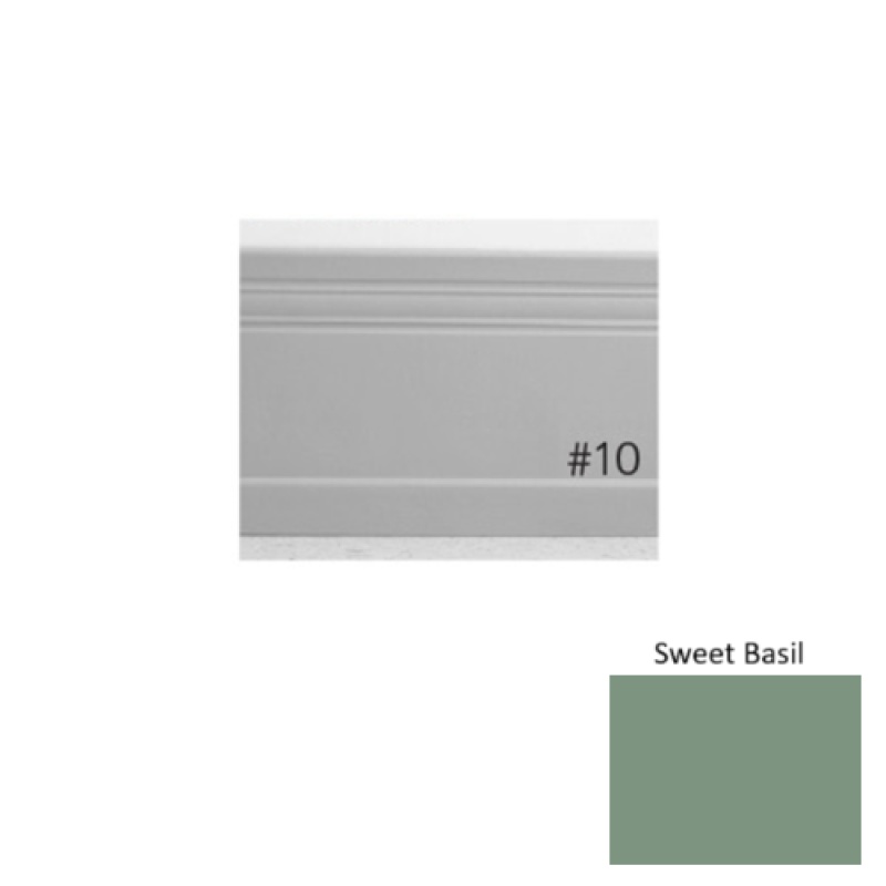 Pinnacle Plus #10 Serenity Sweet Basil Rubber Coil Wall Base - 4" X 60 Ft