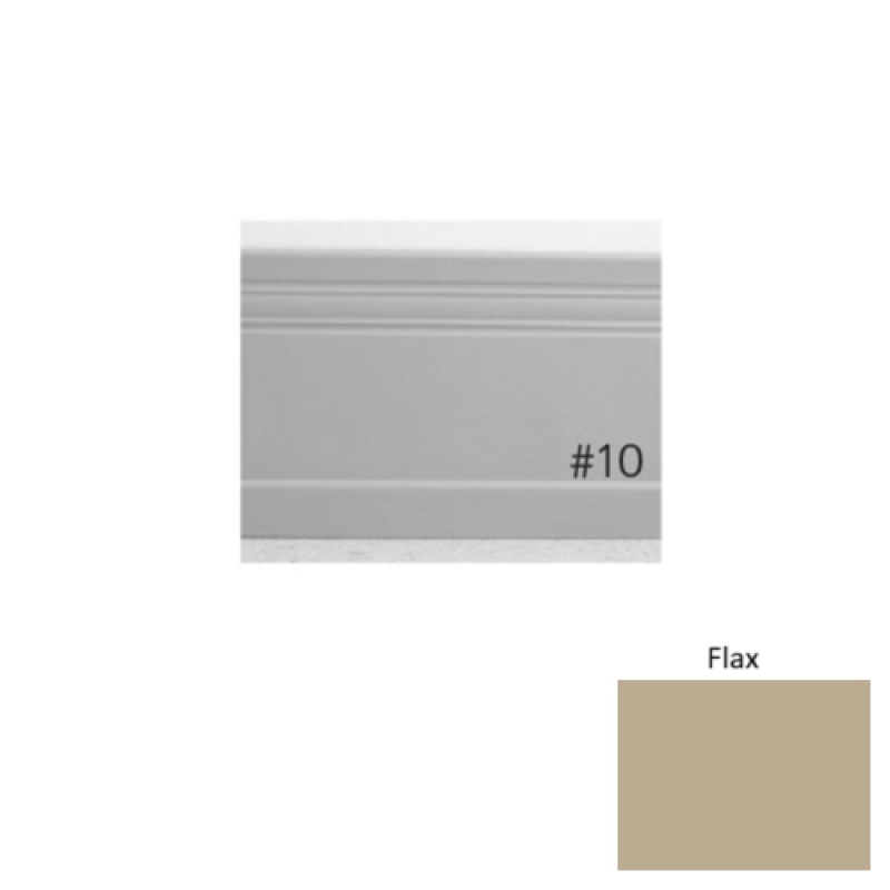 Pinnacle Plus #10 Serenity Flax Rubber Coil Wall Base - 4" X 60 Ft