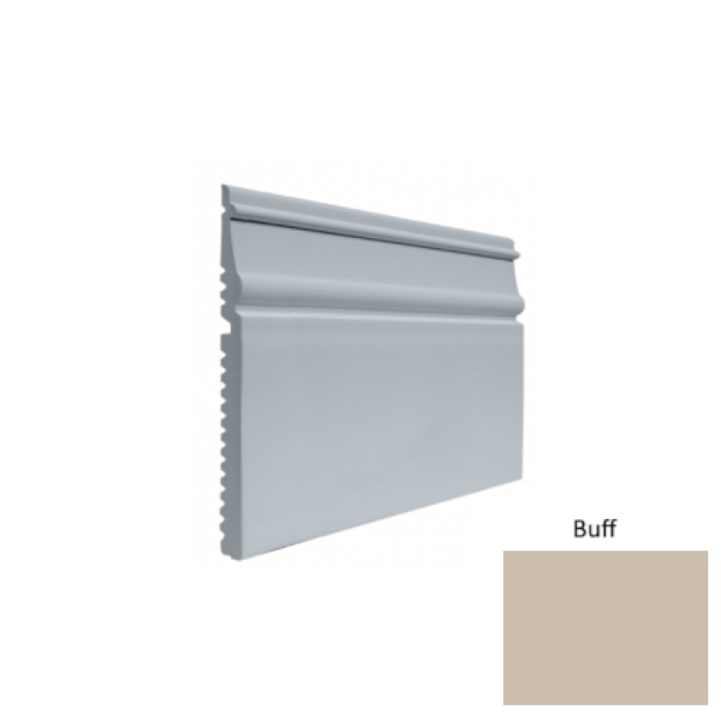 Contours #55 Nobility Buff Rubber Profiled Wall Base - Satin - 5 1/2" X 8 Ft