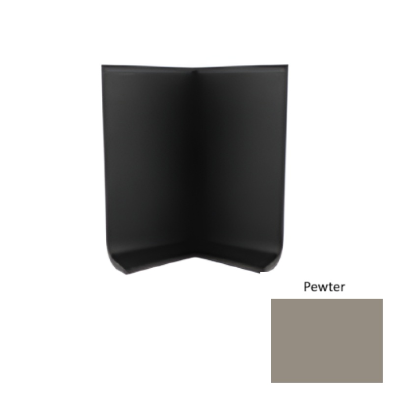 Pewter Vinyl 4" Inside Corner