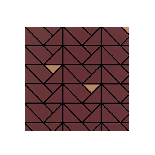 Eclettica Stare Purple Ceramic Mosaic - Triangle - Matte