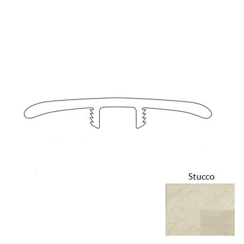 Adura Max Rectangles (Mar) Meridian Stucco Luxury Vinyl Moulding / Trim - 94" T Molding - Embossed