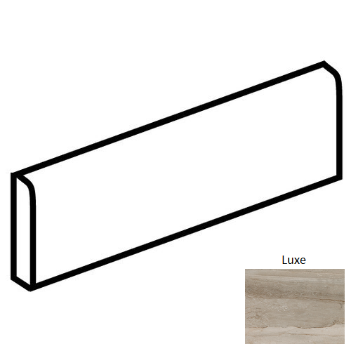 Famed Luxe Porcelain Floor Trim - 3" x 24" Bullnose