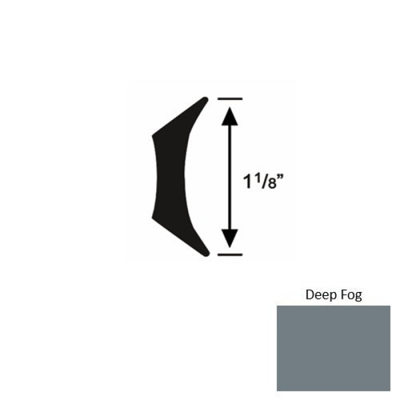 Solid 44 Deep Fog Rubber Fillet Strip
