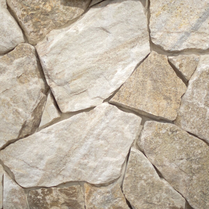 Elevations Arctic Sky Slate Veneer - Split Face - Random Sizes