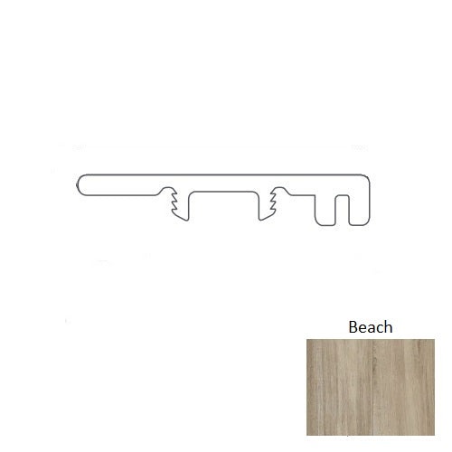 Kona Beach Luxury Vinyl End Cap Trim, 94"