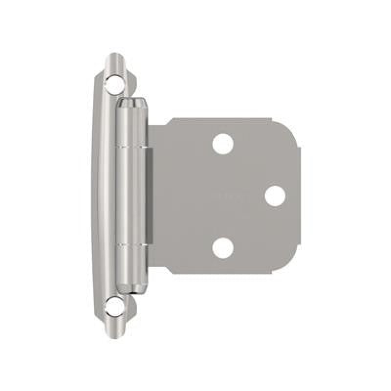 Bpr762926 Polished Chrome Steel Face Frame Self Close Spring Cabinet Hinge - Variable Overlay - Polished Chrome