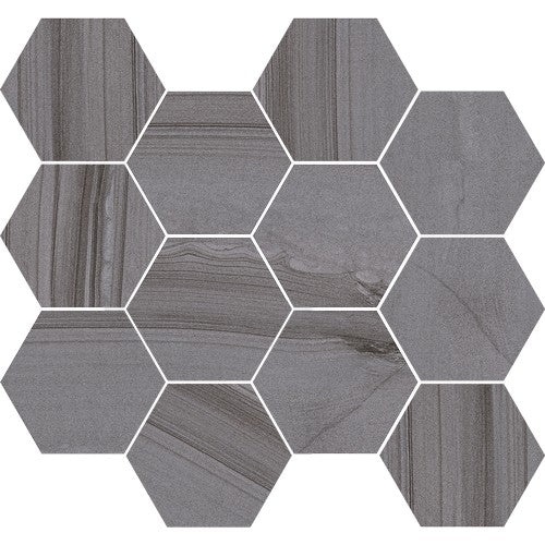 Lakestone Moderne Grigio Porcelain Mosaic