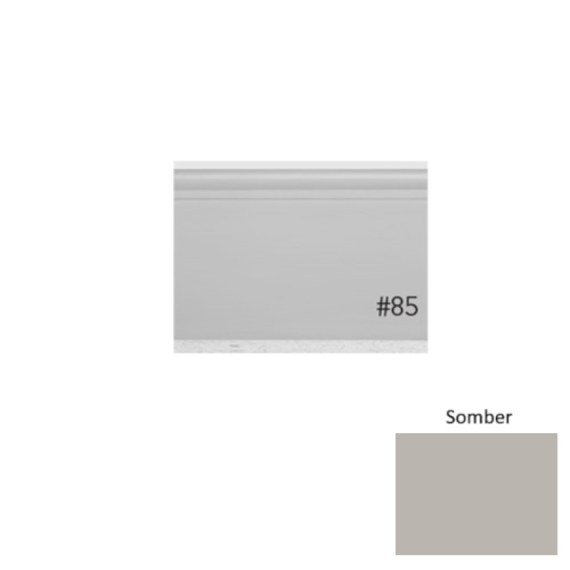Pinnacle Plus #25 Classic Somber Rubber Coil Wall Base - 4 9/16" X 60 Ft