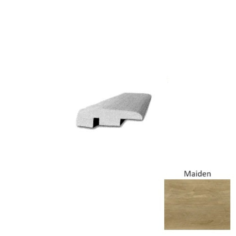 Luxury Vinyl Moulding / Trim 94" End Cap - Ceramic Bead