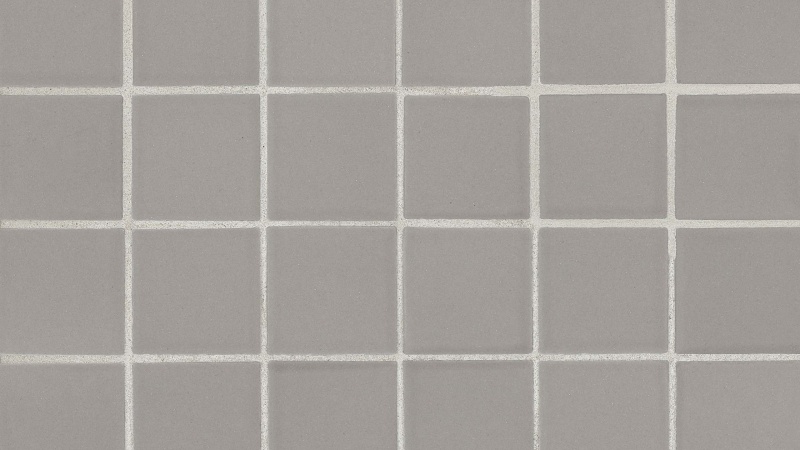 True Gray Porcelain Mosaic - 2" X 2" - Matte