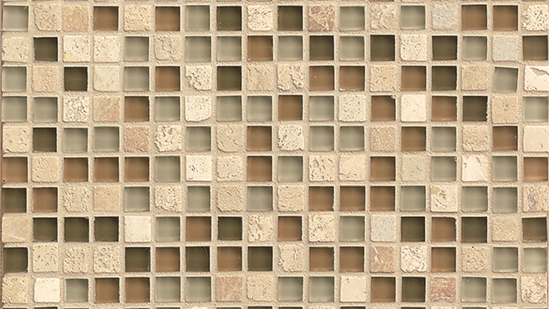 Eclipse Allure Glass & Stone Mosaic - 5/8" X 5/8" - Glossy & Matte