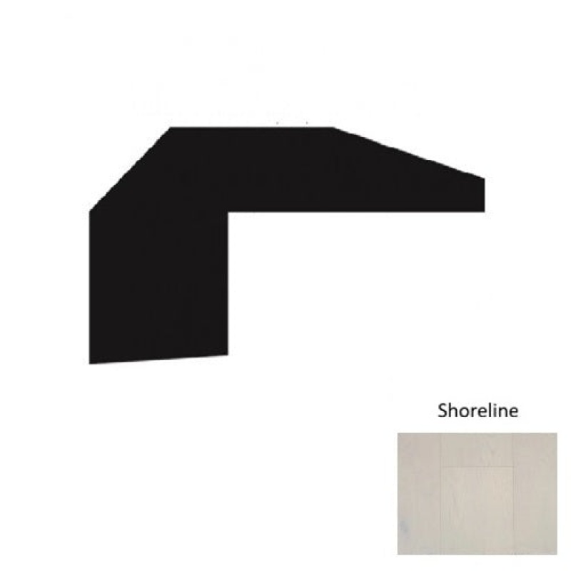 Elevate Shoreline Hardwood Moulding / Trim - 78" Threshold - Wire Brushed