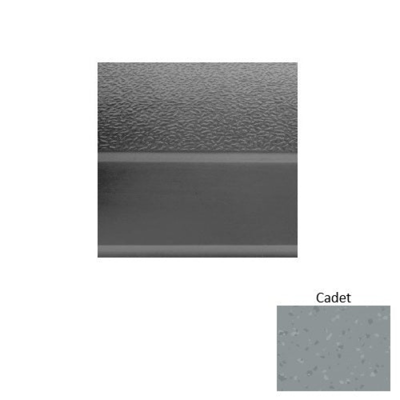 Symmetry 93 Cadet Textured Rubber (Sq) Stair Tread With Dupont Kevlar - Textured